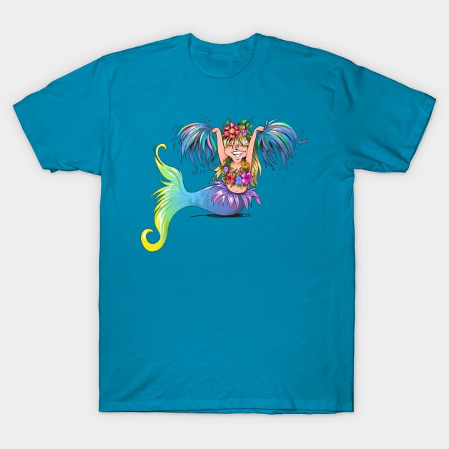 mermaid cheerleader T-Shirt by Tony Morgan